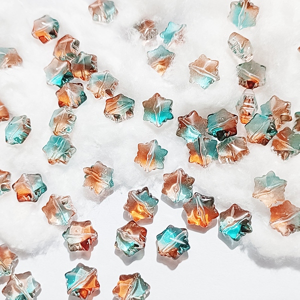 PandaHall Transparent Glass Beads, Christmas Snowflake, Medium Aquamarine, 11.5x10.5x7.5mm, Hole: 1mm Glass Snowflake
PandaHall Transparent Glass Beads, Christmas Snowflake, Medium Aquamarine, 11.5x10.5x7.5mm, Hole: 1mm Glass Snowflake