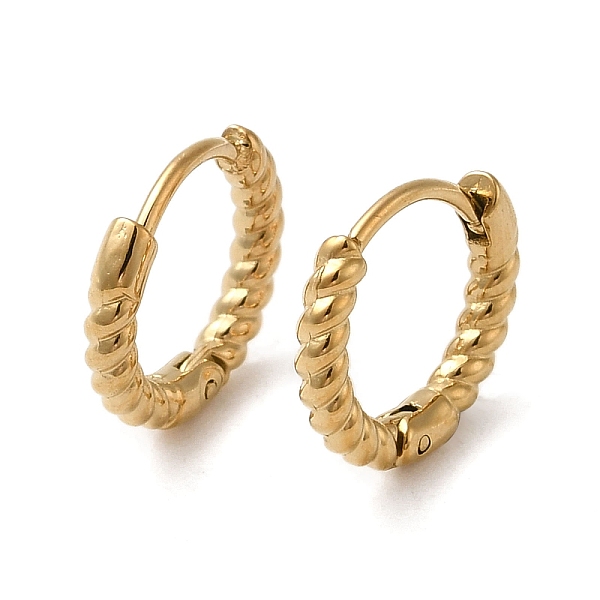 PandaHall 304 Stainless Steel Croissant Hoop Earrings for Women, Real 18K Gold Plated, 11.5x2x12.5mm 304 Stainless Steel Ring
PandaHall 304 Stainless Steel Croissant Hoop Earrings for Women, Real 18K Gold Plated, 11.5x2x12.5mm 304 Stainless Steel Ring