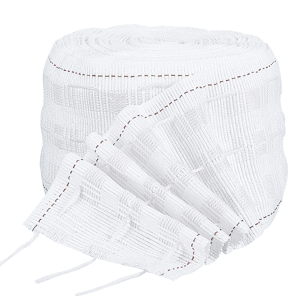 PandaHall AHANDMAKER 10.94 Yards Curtain Pleating Tape, Curtain Heading Tape, Detachable Pleat Craft Tape for Home Decor Projects (2.76 Inch..., White
PandaHall AHANDMAKER 10.94 Yards Curtain Pleating Tape, Curtain Heading Tape, Detachable Pleat Craft Tape for Home Decor Projects (2.76 Inch..., White