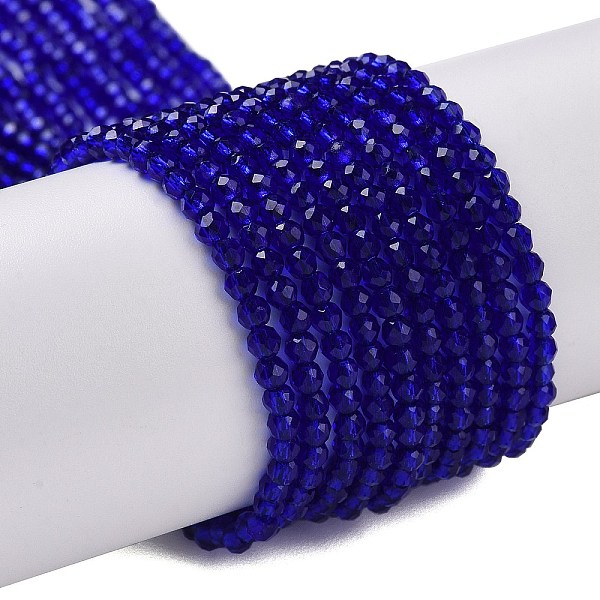 PandaHall Transparent Glass Beads Strands, Faceted Round, Medium Blue, 2mm, Hole: 0.8mm, about 175pcs/strand, 14.06~14.17 inch(35.7~36cm)...
PandaHall Transparent Glass Beads Strands, Faceted Round, Medium Blue, 2mm, Hole: 0.8mm, about 175pcs/strand, 14.06~14.17 inch(35.7~36cm)...