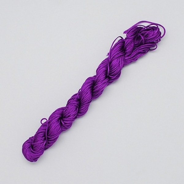 PandaHall 10M Nylon Jewelry Thread, Nylon Cord for Custom Woven Bracelets Making, Purple, 2mm Nylon Purple
PandaHall 10M Nylon Jewelry Thread, Nylon Cord for Custom Woven Bracelets Making, Purple, 2mm Nylon Purple
