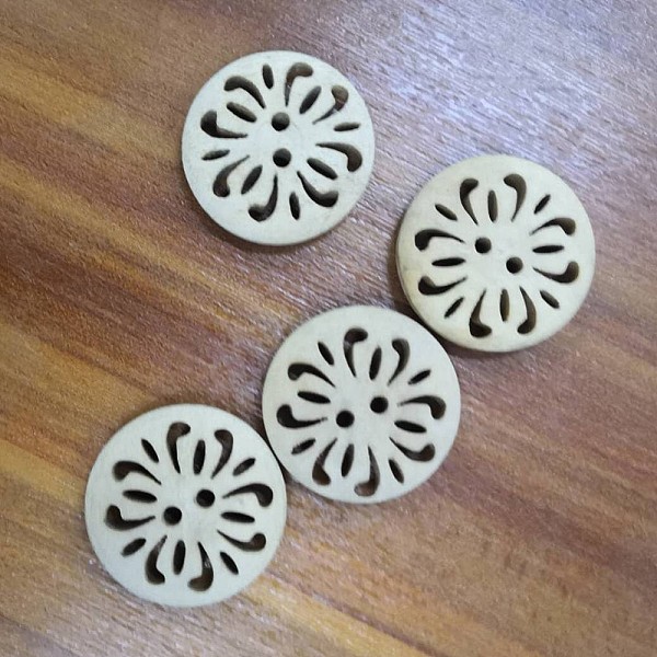 PandaHall Shaped & Carved Wood Buttons with 2-Hole, Wooden Buttons, Light Yellow, about 25mm in diameter, 150pcs/bag Wood Yellow
PandaHall Shaped & Carved Wood Buttons with 2-Hole, Wooden Buttons, Light Yellow, about 25mm in diameter, 150pcs/bag Wood Yellow