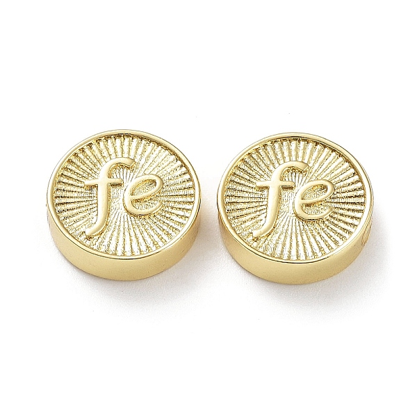 PandaHall Rack Plating Eco-Friendly Brass Beads, Long-Lasting Plated, Lead Free & Cadmium Free, Flat Round with Word Fe, Real 18K Gold...
PandaHall Rack Plating Eco-Friendly Brass Beads, Long-Lasting Plated, Lead Free & Cadmium Free, Flat Round with Word Fe, Real 18K Gold...