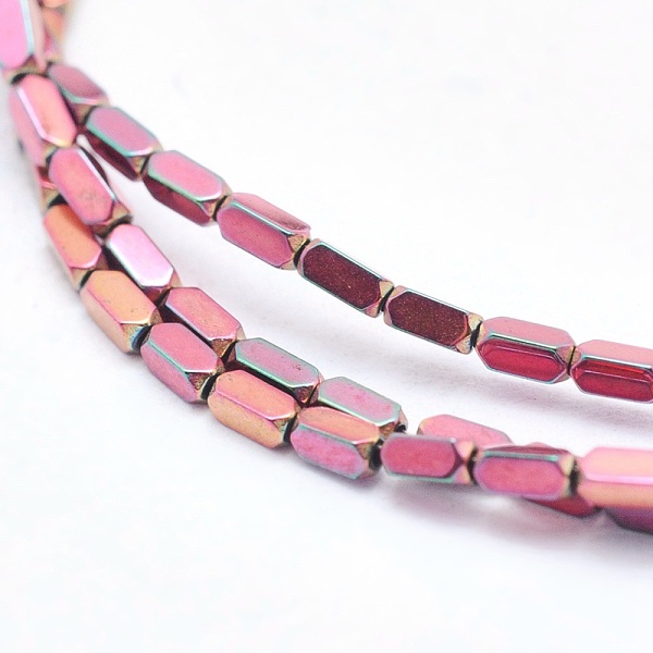 PandaHall Electroplate Non-magnetic Synthetic Hematite Beads Strands, Vacuum Plating, Faceted, Cuboid, Hot Pink, 3x1x1mm, Hole: 0.5mm, about...
PandaHall Electroplate Non-magnetic Synthetic Hematite Beads Strands, Vacuum Plating, Faceted, Cuboid, Hot Pink, 3x1x1mm, Hole: 0.5mm, about...