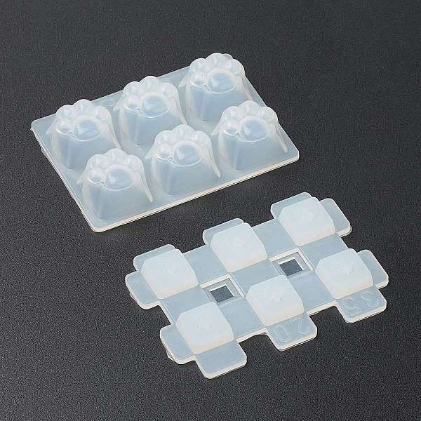 PandaHall DIY Cat Paw Keycap Silicone Mold, with Lid, Resin Casting Molds, For UV Resin, Epoxy Resin Craft Making, White, 70x51x16mm, Inner...
PandaHall DIY Cat Paw Keycap Silicone Mold, with Lid, Resin Casting Molds, For UV Resin, Epoxy Resin Craft Making, White, 70x51x16mm, Inner...