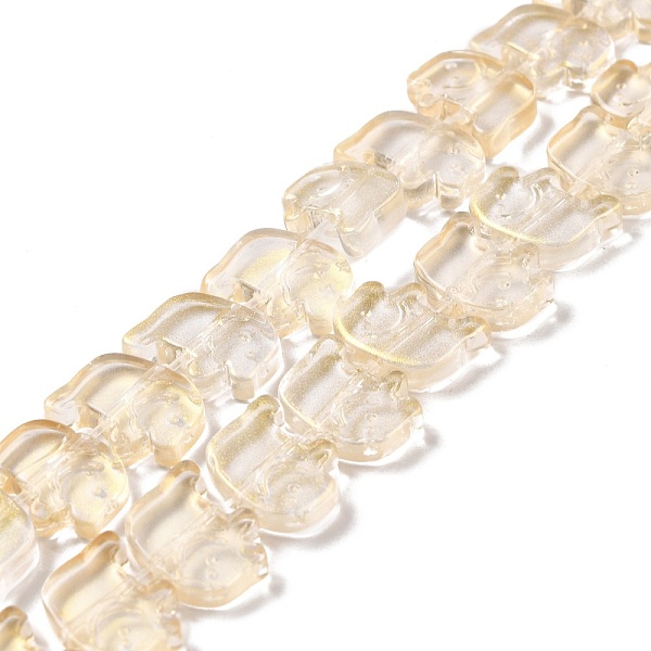 PandaHall Transparent Glass Beads Strands, Elephant, Light Goldenrod Yellow, 10x12x3mm, Hole: 1mm, about 45~48pcs/strand, 17.32 inch(44cm)...
PandaHall Transparent Glass Beads Strands, Elephant, Light Goldenrod Yellow, 10x12x3mm, Hole: 1mm, about 45~48pcs/strand, 17.32 inch(44cm)...