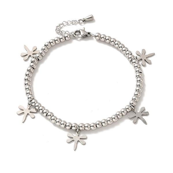 PandaHall 304 Stainless Steel Dragonfly Charm Bracelet with 201 Stainless Steel Round Beads for Women, Stainless Steel Color, 8-3/4 inch...
PandaHall 304 Stainless Steel Dragonfly Charm Bracelet with 201 Stainless Steel Round Beads for Women, Stainless Steel Color, 8-3/4 inch...