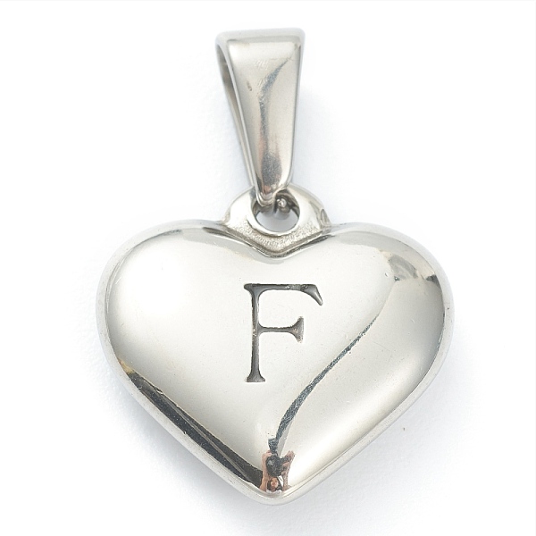 PandaHall 304 Stainless Steel Pendants, Heart with Black Letter, Stainless Steel Color, Letter.F, 16x16x4.5mm, Hole: 7x3mm 304 Stainless...
PandaHall 304 Stainless Steel Pendants, Heart with Black Letter, Stainless Steel Color, Letter.F, 16x16x4.5mm, Hole: 7x3mm 304 Stainless...