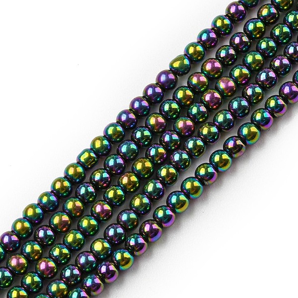 PandaHall Electroplate Glass Beads Strands, Round, Full Plated, Rainbow Plated, 2.3mm, Hole: 0.3mm, about 180~183pcs/strand, 14.09~14.33''...
PandaHall Electroplate Glass Beads Strands, Round, Full Plated, Rainbow Plated, 2.3mm, Hole: 0.3mm, about 180~183pcs/strand, 14.09~14.33''...