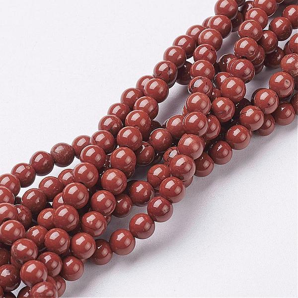 PandaHall Natural Red Jasper Round Beads Strands, FireBrick, 4mm, Hole: 0.8mm, about 95pcs/strand, 16 inch Red Jasper Round Red
PandaHall Natural Red Jasper Round Beads Strands, FireBrick, 4mm, Hole: 0.8mm, about 95pcs/strand, 16 inch Red Jasper Round Red