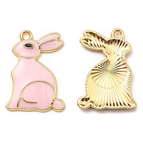 PandaHall Alloy Pendants, with Enamel, Golden, Cadmium Free & Nickel Free & Lead Free, Rabbit Charms, Pink, 25x17.5x2.5mm, Hole: 1.6mm...
PandaHall Alloy Pendants, with Enamel, Golden, Cadmium Free & Nickel Free & Lead Free, Rabbit Charms, Pink, 25x17.5x2.5mm, Hole: 1.6mm...