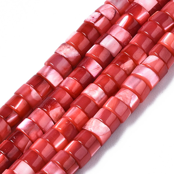 PandaHall Natural Trochus Shell Beads Strands, Dyed, Flat Round/Disc, Heishi Beads, Crimson, 4x2mm, Hole: 0.8mm, about 154~160pcs/strand..., Pink
PandaHall Natural Trochus Shell Beads Strands, Dyed, Flat Round/Disc, Heishi Beads, Crimson, 4x2mm, Hole: 0.8mm, about 154~160pcs/strand..., Pink