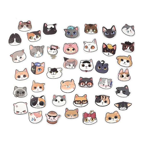 PandaHall 40Pcs 40 Styles Paper Cartoon Stickers Sets, Adhesive Decals for DIY Scrapbooking, Photo Album Decoration, Cat Pattern...
PandaHall 40Pcs 40 Styles Paper Cartoon Stickers Sets, Adhesive Decals for DIY Scrapbooking, Photo Album Decoration, Cat Pattern...