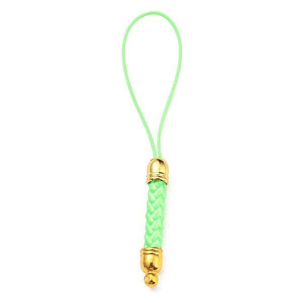 PandaHall Korean Polyester Thread Pendants Decorations, with Golden Tone Brass Findings, Lime, 73mm, Hole: 1.6mm Polyester Green
PandaHall Korean Polyester Thread Pendants Decorations, with Golden Tone Brass Findings, Lime, 73mm, Hole: 1.6mm Polyester Green