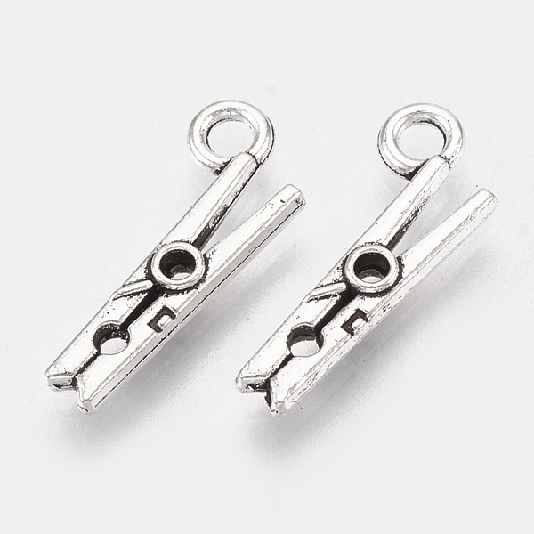 PandaHall Tibetan Style Alloy Pendants, Clip, Lead Free & Cadmium Free, Antique Silver, 19x7.5x2.5mm, Hole: 2mm, about 890pcs/500g Alloy...
PandaHall Tibetan Style Alloy Pendants, Clip, Lead Free & Cadmium Free, Antique Silver, 19x7.5x2.5mm, Hole: 2mm, about 890pcs/500g Alloy...