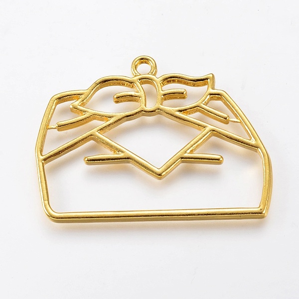 PandaHall Zinc Alloy Open Back Bezel Pendants, For DIY UV Resin, Epoxy Resin, Pressed Flower Jewelry, Bento Box, Golden, 31x42x2mm, Hole...
PandaHall Zinc Alloy Open Back Bezel Pendants, For DIY UV Resin, Epoxy Resin, Pressed Flower Jewelry, Bento Box, Golden, 31x42x2mm, Hole...