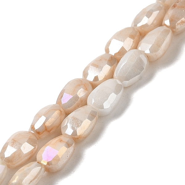 PandaHall Electroplate Glass Beads Strands, Rainbow Plated, Faceted, Teardrop, PeachPuff, 6.5x4.5x3.5mm, Hole: 1mm, about 70pcs/strand..., Brown
PandaHall Electroplate Glass Beads Strands, Rainbow Plated, Faceted, Teardrop, PeachPuff, 6.5x4.5x3.5mm, Hole: 1mm, about 70pcs/strand..., Brown