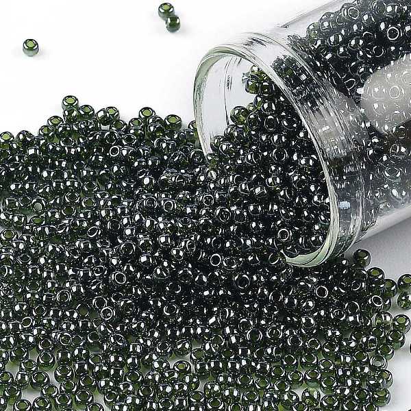 PandaHall TOHO Round Seed Beads, Japanese Seed Beads, (119) Transparent Luster Olivine, 11/0, 2.2mm, Hole: 0.8mm, about 1110pcs/10g Glass..., Green
PandaHall TOHO Round Seed Beads, Japanese Seed Beads, (119) Transparent Luster Olivine, 11/0, 2.2mm, Hole: 0.8mm, about 1110pcs/10g Glass..., Green