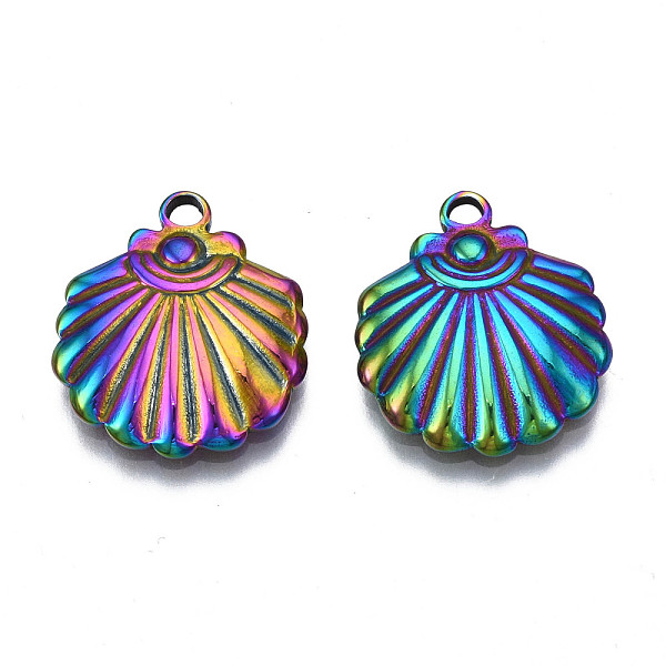 PandaHall Ion Plating(IP) 304 Stainless Steel Pendants, Cadmium Free & Nickel Free & Lead Free, Shell Shape, Rainbow Color, 18x16x2.5mm...
PandaHall Ion Plating(IP) 304 Stainless Steel Pendants, Cadmium Free & Nickel Free & Lead Free, Shell Shape, Rainbow Color, 18x16x2.5mm...