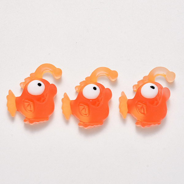 PandaHall Translucent Frosted Resin Cabochons, Fish, Orange Red, 25x20~22x7mm Resin Fish Red
PandaHall Translucent Frosted Resin Cabochons, Fish, Orange Red, 25x20~22x7mm Resin Fish Red