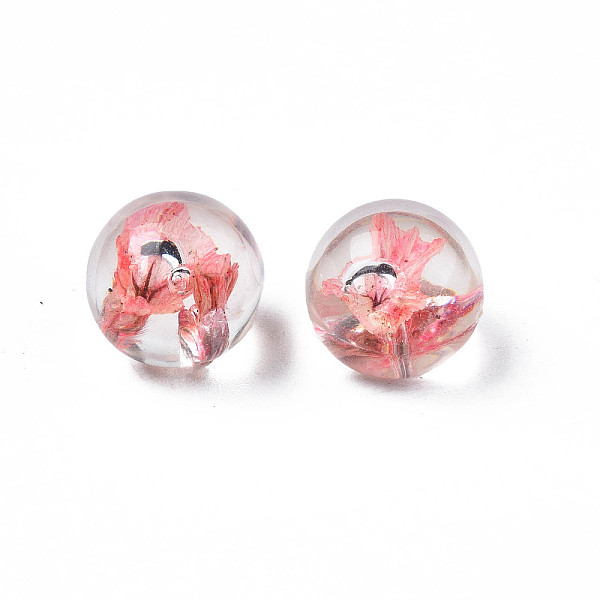 PandaHall Translucent Acrylic Cabochons, with Dried Flower, Round, Light Salmon, 10x9mm Acrylic Round
PandaHall Translucent Acrylic Cabochons, with Dried Flower, Round, Light Salmon, 10x9mm Acrylic Round
