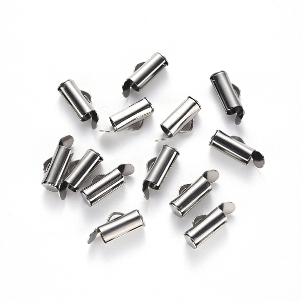 PandaHall 304 Stainless Steel Slide On End Clasp Tubes, Slider End Caps, Stainless Steel Color, 6x10x4mm, Hole: 3x1.5mm, Inner Diameter: 3mm...
PandaHall 304 Stainless Steel Slide On End Clasp Tubes, Slider End Caps, Stainless Steel Color, 6x10x4mm, Hole: 3x1.5mm, Inner Diameter: 3mm...