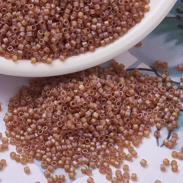 PandaHall MIYUKI Delica Beads, Cylinder, Japanese Seed Beads, 11/0, (DB0866) Matte TR Topaz AB, 1.3x1.6mm, Hole: 0.8mm, about 20000pcs/bag..., Brown
PandaHall MIYUKI Delica Beads, Cylinder, Japanese Seed Beads, 11/0, (DB0866) Matte TR Topaz AB, 1.3x1.6mm, Hole: 0.8mm, about 20000pcs/bag..., Brown