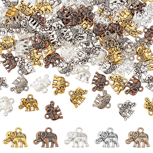 PandaHall ARRICRAFT 100Pcs Tibetan Style Metal Alloy Charms, Cadmium Free & Nickel Free & Lead Free, Elephant, Mixed Color, 12x14x2.5mm...
PandaHall ARRICRAFT 100Pcs Tibetan Style Metal Alloy Charms, Cadmium Free & Nickel Free & Lead Free, Elephant, Mixed Color, 12x14x2.5mm...