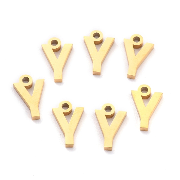 PandaHall 304 Stainless Steel Pendants, Matte Style, Greek Alphabet, Golden Color, Letter.G, Letter.G: 10.5x7x1.5mm, Hole: 1.5mm 304...
PandaHall 304 Stainless Steel Pendants, Matte Style, Greek Alphabet, Golden Color, Letter.G, Letter.G: 10.5x7x1.5mm, Hole: 1.5mm 304...