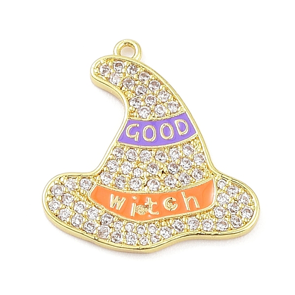 PandaHall Rack Plating Brass Cubic Zirconia Pendants, Enamel, Lead Free & Cadmium Free, Long-Lasting, Hat Charm, Real 18K Gold Plated...
PandaHall Rack Plating Brass Cubic Zirconia Pendants, Enamel, Lead Free & Cadmium Free, Long-Lasting, Hat Charm, Real 18K Gold Plated...