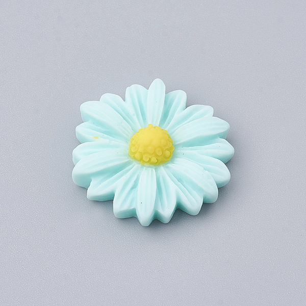 PandaHall Resin Cabochons, Flower/Daisy, Pale Turquoise, 23x22x7mm Resin Flower Cyan
PandaHall Resin Cabochons, Flower/Daisy, Pale Turquoise, 23x22x7mm Resin Flower Cyan