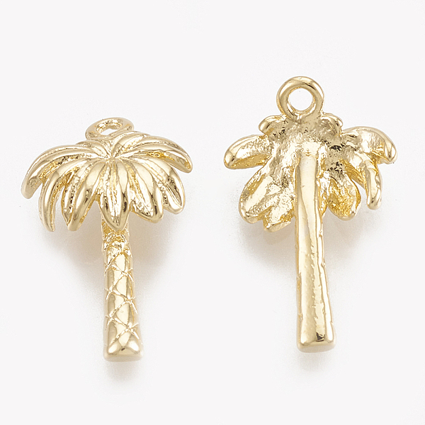 PandaHall Brass Charms, Real 18K Gold Plated, Coconut Tree, 14.5x9x3.5mm, Hole: 1mm Brass Tree
PandaHall Brass Charms, Real 18K Gold Plated, Coconut Tree, 14.5x9x3.5mm, Hole: 1mm Brass Tree