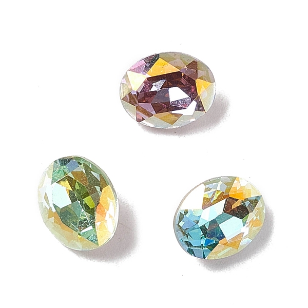 PandaHall K9 Glass Rhinestone Cabochons, Pointed Back & Back Plated, Oval, Mixed Color, 10x8x4mm Glass Rhinestone Oval Multicolor
PandaHall K9 Glass Rhinestone Cabochons, Pointed Back & Back Plated, Oval, Mixed Color, 10x8x4mm Glass Rhinestone Oval Multicolor