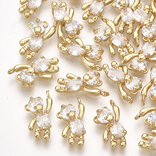 PandaHall Brass Cubic Zirconia Charms, Bear, Clear, Real 18K Gold Plated, 12x6x3mm, Hole: 1mm Brass+Cubic Zirconia Bear Clear
PandaHall Brass Cubic Zirconia Charms, Bear, Clear, Real 18K Gold Plated, 12x6x3mm, Hole: 1mm Brass+Cubic Zirconia Bear Clear