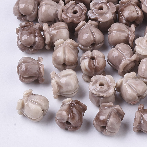 PandaHall Synthetic Coral Beads, Dyed, Two Tone, Tulip, Rosy Brown, 8.5x8mm, Hole: 1.5mm Synthetic Coral Flower Brown
PandaHall Synthetic Coral Beads, Dyed, Two Tone, Tulip, Rosy Brown, 8.5x8mm, Hole: 1.5mm Synthetic Coral Flower Brown