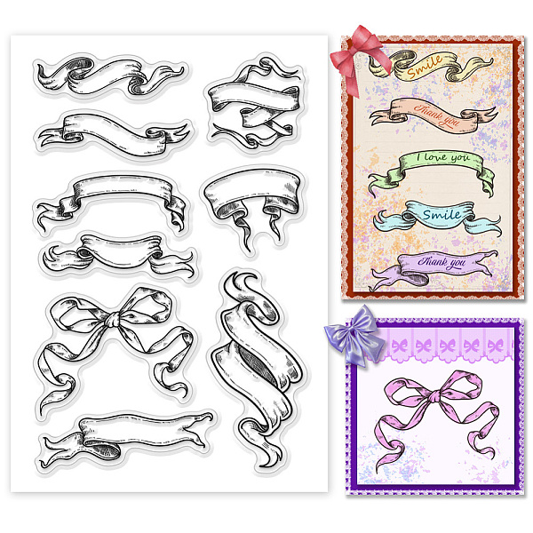 PandaHall PH Ribbon Clear Stamps, PVC Plastic Transparent Rubber Stamps, Craft Stamps Greeting Card Stamps Seal Stamps for DIY Scrapbooking...
PandaHall PH Ribbon Clear Stamps, PVC Plastic Transparent Rubber Stamps, Craft Stamps Greeting Card Stamps Seal Stamps for DIY Scrapbooking...