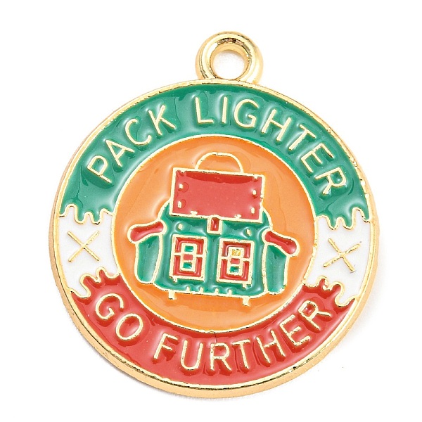 PandaHall Alloy Enamel Pendants, Golden, Flat Round with Bag Pattern, FireBrick, 25x22x1.5mm, Hole: 1.8mm Alloy+Enamel Flat Round Red
PandaHall Alloy Enamel Pendants, Golden, Flat Round with Bag Pattern, FireBrick, 25x22x1.5mm, Hole: 1.8mm Alloy+Enamel Flat Round Red