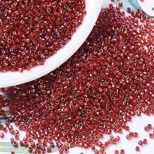 PandaHall MIYUKI Delica Beads, Cylinder, Japanese Seed Beads, 11/0, (DB0295) Lined Red AB, 1.3x1.6mm, Hole: 0.8mm, about 2000pcs/10g Glass...
PandaHall MIYUKI Delica Beads, Cylinder, Japanese Seed Beads, 11/0, (DB0295) Lined Red AB, 1.3x1.6mm, Hole: 0.8mm, about 2000pcs/10g Glass...