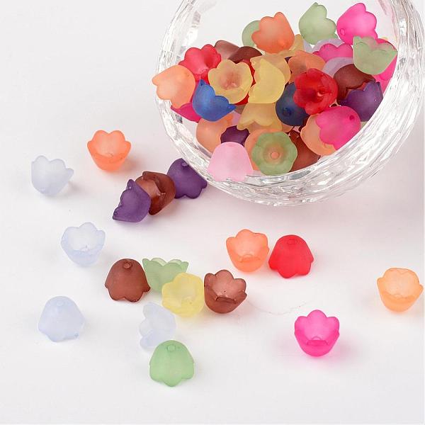 PandaHall Mixed Frosted Acrylic Tulip Flower Bead Caps, Lily of the Valley, 10mm wide, 6mm thick, Hole:1.5mm Acrylic Multicolor
PandaHall Mixed Frosted Acrylic Tulip Flower Bead Caps, Lily of the Valley, 10mm wide, 6mm thick, Hole:1.5mm Acrylic Multicolor
