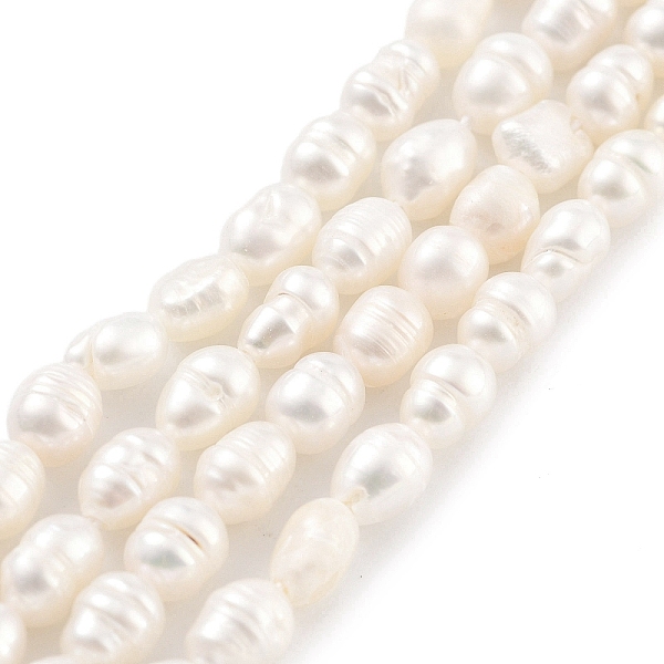 PandaHall Natural Cultured Freshwater Pearl Beads Strands, Rice, Grade 2A+, Snow, 3~3.5mm, Hole: 0.5mm, about 42pcs/strand, 7.09''(18cm)..., White
PandaHall Natural Cultured Freshwater Pearl Beads Strands, Rice, Grade 2A+, Snow, 3~3.5mm, Hole: 0.5mm, about 42pcs/strand, 7.09''(18cm)..., White