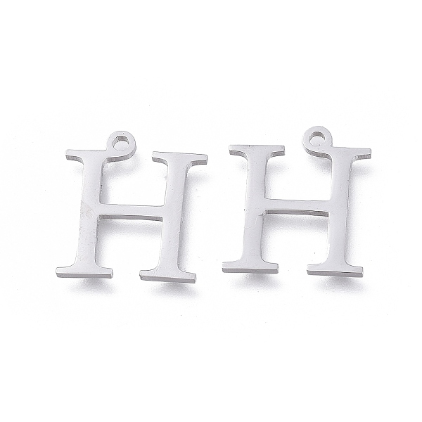 PandaHall 304 Stainless Steel Charms, Greek Alphabet, Stainless Steel Color, Letter.H, 14x12.4x1mm, Hole: 1.2mm 304 Stainless Steel Letter H
PandaHall 304 Stainless Steel Charms, Greek Alphabet, Stainless Steel Color, Letter.H, 14x12.4x1mm, Hole: 1.2mm 304 Stainless Steel Letter H