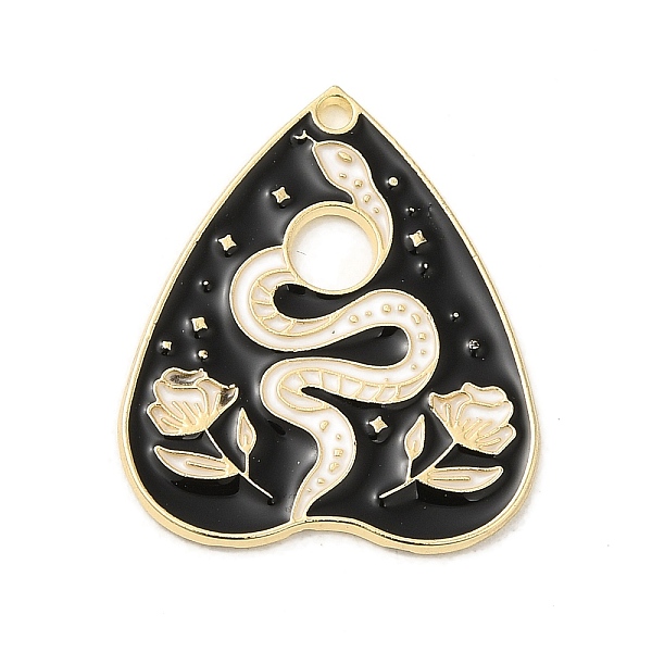 PandaHall Rack Alloy Enamel Pendants, Snake, Golden, 26x22x1mm, Hole: 1.4mm Alloy+Enamel Snake
PandaHall Rack Alloy Enamel Pendants, Snake, Golden, 26x22x1mm, Hole: 1.4mm Alloy+Enamel Snake