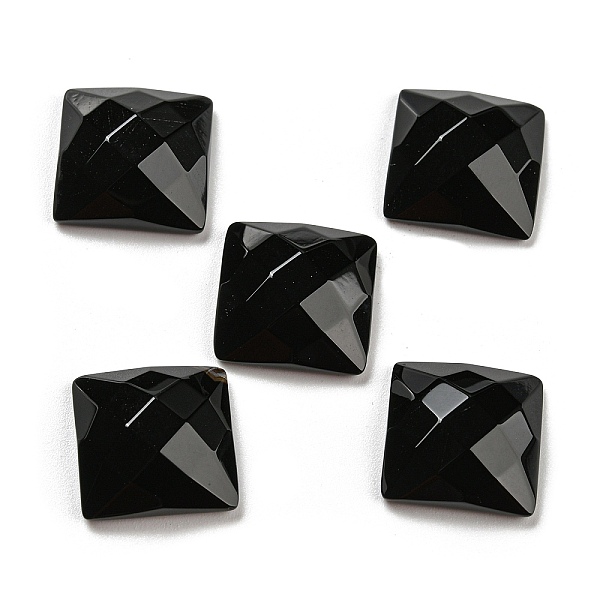 PandaHall Natural Black Onyx Cabochons, Dyed & Heated, Faceted, Square, 15x15x5.5mm Black Onyx Square
PandaHall Natural Black Onyx Cabochons, Dyed & Heated, Faceted, Square, 15x15x5.5mm Black Onyx Square