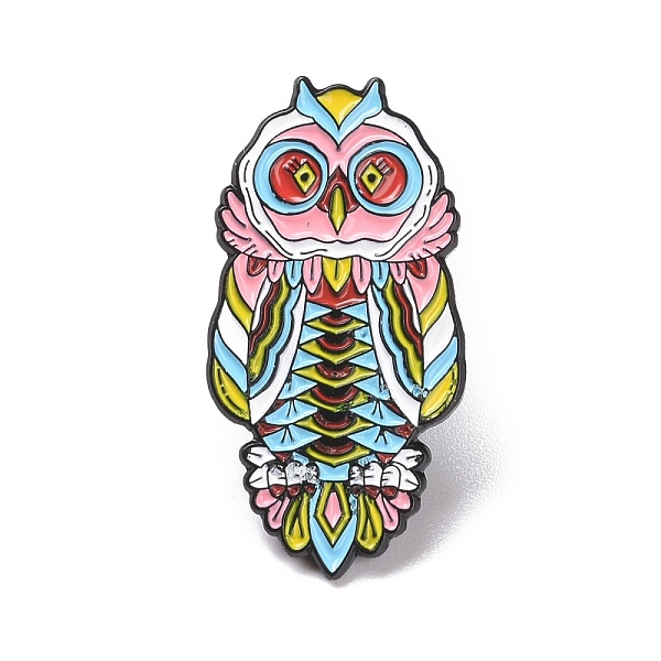 PandaHall Owl Enamel Pin, Animal Alloy Badge for Backpack Clothes, Electrophoresis Black, Colorful, 32.5x16.5x1.5mm, Pin: 1.3mm Alloy+Enamel
PandaHall Owl Enamel Pin, Animal Alloy Badge for Backpack Clothes, Electrophoresis Black, Colorful, 32.5x16.5x1.5mm, Pin: 1.3mm Alloy+Enamel
