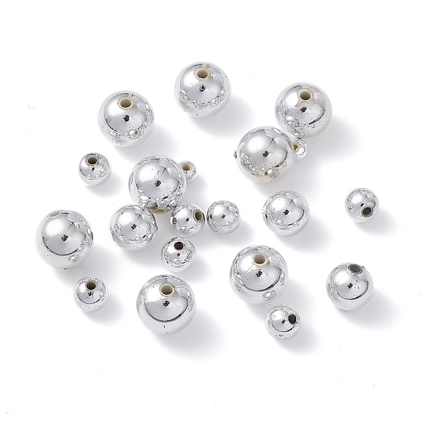 PandaHall Silver Color Plated Acrylic Round Spacer Beads, Silver Color Plated, 4~10mm, Hole: 1.5~2mm Acrylic Round
PandaHall Silver Color Plated Acrylic Round Spacer Beads, Silver Color Plated, 4~10mm, Hole: 1.5~2mm Acrylic Round