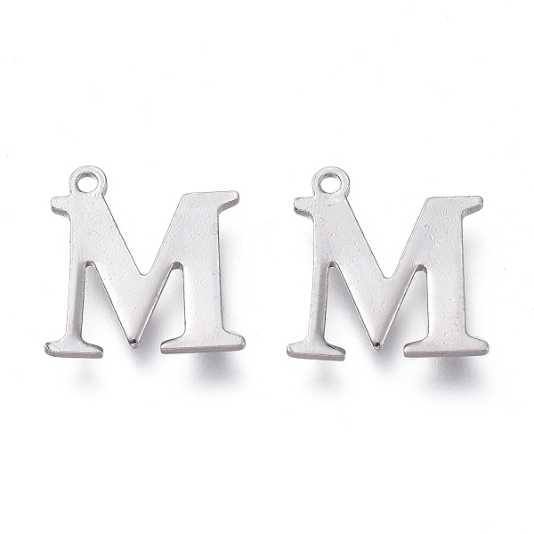 PandaHall 304 Stainless Steel Charms, Laser Cut, Alphabet, Stainless Steel Color, Letter.M, 12x11.5x0.8mm, Hole: 1mm 304 Stainless Steel...
PandaHall 304 Stainless Steel Charms, Laser Cut, Alphabet, Stainless Steel Color, Letter.M, 12x11.5x0.8mm, Hole: 1mm 304 Stainless Steel...