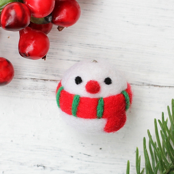 PandaHall Christmas Theme Snowman Brooch Cactus Needle Felting Kit, including Instructions, 1Pc Foam, 4Pcs Needles, 4 Colors Wool, 1Pc..., Multicolor
PandaHall Christmas Theme Snowman Brooch Cactus Needle Felting Kit, including Instructions, 1Pc Foam, 4Pcs Needles, 4 Colors Wool, 1Pc..., Multicolor
