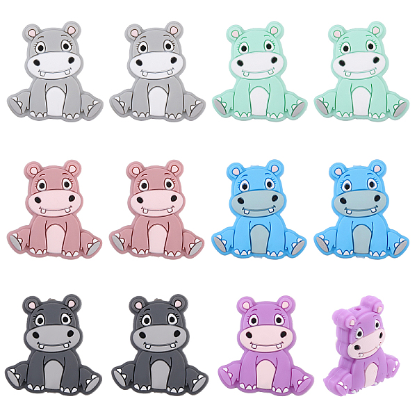 PandaHall CHGCRAFT 12Pcs 6 Colors Rhinoceros Food Grade Eco-Friendly Silicone Beads, Chewing Beads For Teethers, DIY Nursing Necklaces..., Multicolor
PandaHall CHGCRAFT 12Pcs 6 Colors Rhinoceros Food Grade Eco-Friendly Silicone Beads, Chewing Beads For Teethers, DIY Nursing Necklaces..., Multicolor