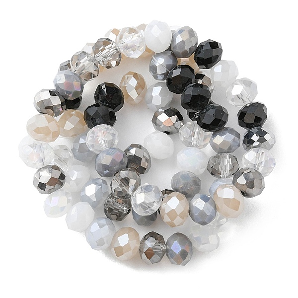 PandaHall Electroplate Glass Beads Strands, AB Color Plated, Faceted, Rondelle, Wheat, 7.5~8x6mm, Hole: 1.5mm, about 69~72pcs/strand, 16.54..., Orange
PandaHall Electroplate Glass Beads Strands, AB Color Plated, Faceted, Rondelle, Wheat, 7.5~8x6mm, Hole: 1.5mm, about 69~72pcs/strand, 16.54..., Orange