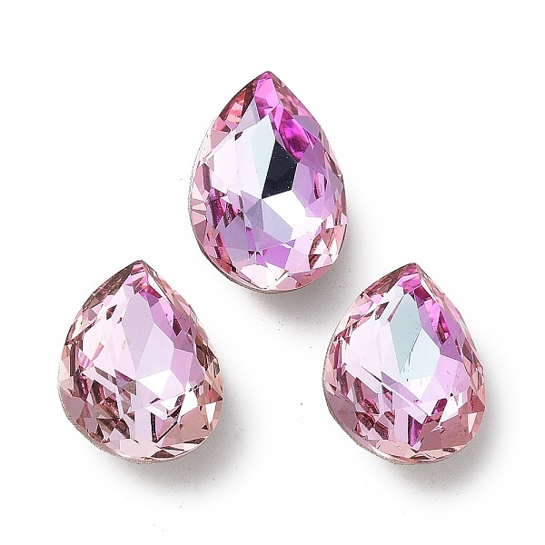 PandaHall Glass Rhinestone Cabochons, Point Back & Back Plated, Faceted, Teardrop, Light Rose, 14x10x5.5mm Glass Rhinestone Teardrop Pink
PandaHall Glass Rhinestone Cabochons, Point Back & Back Plated, Faceted, Teardrop, Light Rose, 14x10x5.5mm Glass Rhinestone Teardrop Pink